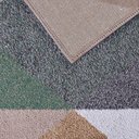 Ver imagem 3 de Tapete Sala / Quarto Classic Maiorca - Caramelo Verde 24 100 X 150 Cm - Desenho Geométrico - J Serra