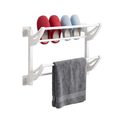 Suporte Adesivo Organizador Sapatos Toalhas Banheiro Parede Quarto Closet Lavanderia Sala Casa Multi