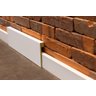 Rodapé de Sobrepor (pacote com 4un) 12cm Branco Liso | Santa Rita Reveste - 1