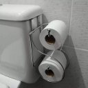 Ver imagem 3 de Papeleira Dupla Encaixe em Caixa Acoplada Premium Duler 281