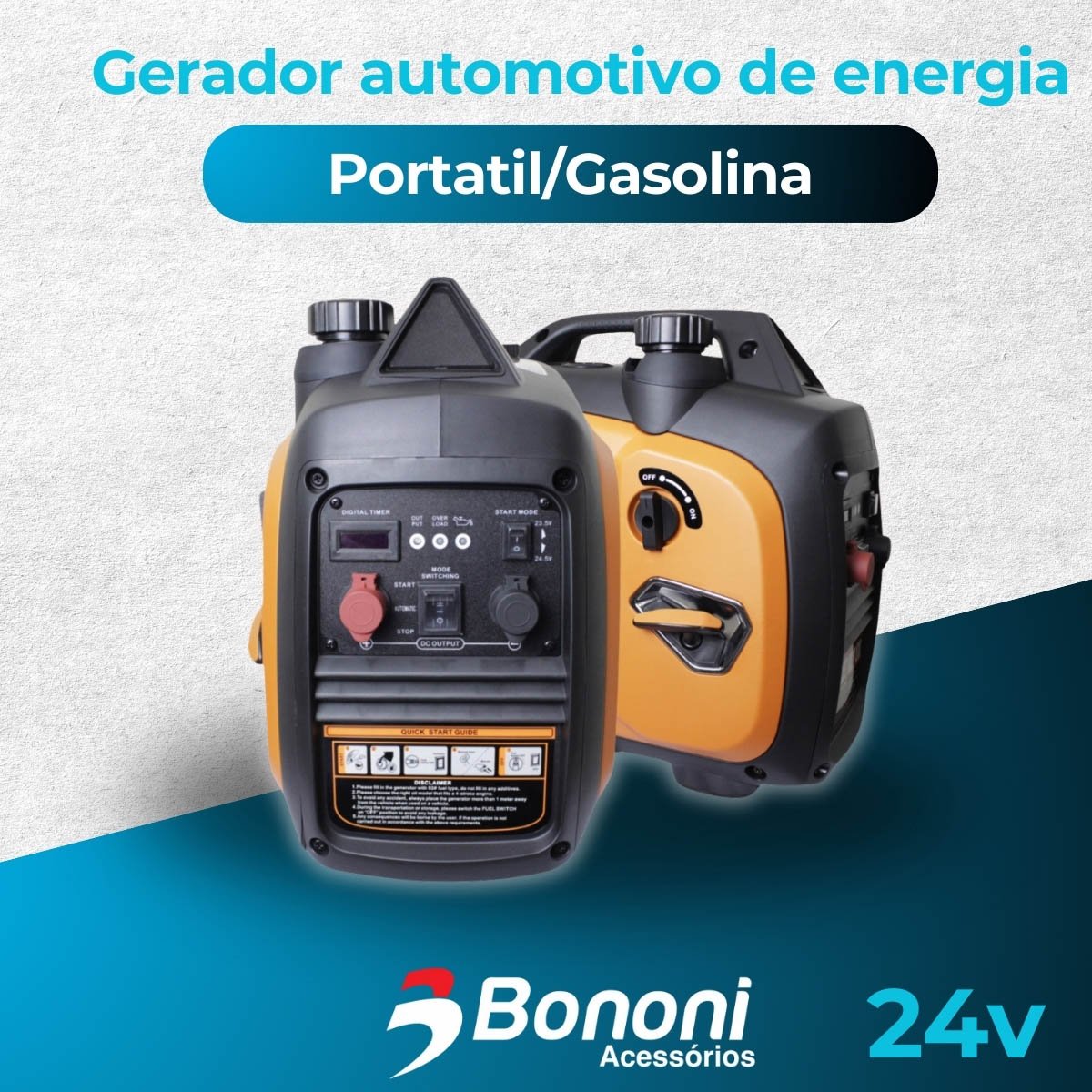 Gerador Automotivo de Energia Portátil Stonni 24v - 5