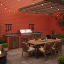 Ver imagem 6 de Revestimento Tijolinho de Concreto Brick - Rosso Soft M²