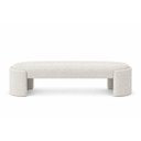 Ver mais imagens de Kit Cabeceira King 158cm + Recamier Banco Puff Bouclé Fly:Off White