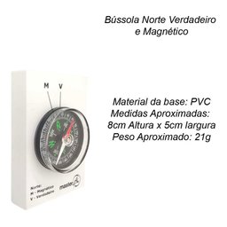 Bússola Magnética com Indicação do Norte Verdadeiro (radiestesia) - 4
