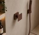 Ver imagem 2 de Kit Acabamento para Registro Base Deca Quadrado Cogumelo até 1'' pol com 2 Unidades Corten