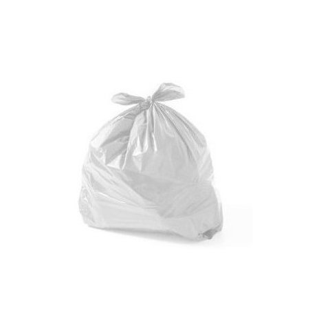 Saco de Lixo 300un Plástico Branco 20 Litros Banheiro Copa