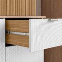 Ver imagem 5 de Armário de Cozinha Compacta Slow 8 Portas e 1 Gaveta em MDP Freijó/Ártico/CP-Riscatto Freijó - Kits 
