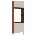 Ver imagem 2 de Torre Quente 3 Portas Ebano Fosco/Off White Fosco 1307 - Genialflex