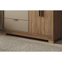 Ver imagem 6 de Cômoda de Quarto 1177 C- 1 Porta e 4 Gavetas Freijo-avela - Carraro