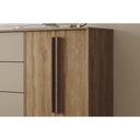 Ver imagem 7 de Cômoda de Quarto 1177 C- 1 Porta e 4 Gavetas Freijo-avela - Carraro