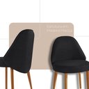 Ver imagem 6 de Sala de Jantar Mesa Florida 220cm Tampo Barril Laminado e 8 Cadeiras Suiça