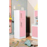Geladeira Valentina Brinquedo Infantil para Cozinha - Branco/rosa - 1