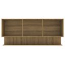 Ver imagem 3 de Armário Aéreo New York 150cm 3 Portas Mel/grafite