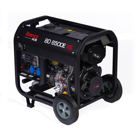 Gerador de Energia Branco Bd 6500e Xs 6.5 Kva Partida Elétrica