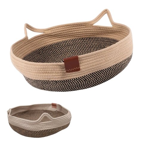 Caminha Cesto de Gato Pet Nicho Felino Arranhador Rasqueavel Petshop Cama Divertido Confortavel