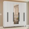 Guarda-Roupa Casal com Pés 8 Portas Batentes com Espelho Venus Madesa - 1