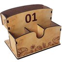 Ver imagem 4 de 10 Porta Guardanapos e Sachês de Mesa Pães para Restaurantes Personalizados Zanline