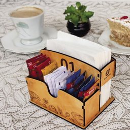 10 Porta Guardanapos e Sachês de Mesa Pães para Restaurantes Personalizados Zanline - 2