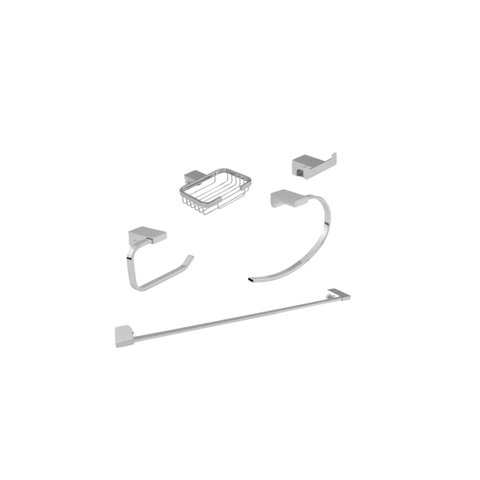 Kit Acessorios para Banheiro 5 Pecas Linha Versati 42300