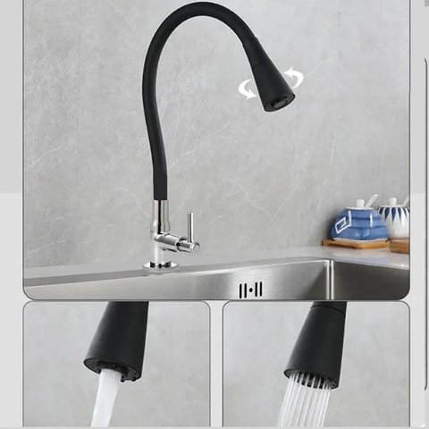 Torneira Flexível Monocomando com Arejador, Indicada para Cozinha e Bancada Fc-04