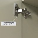 Ver imagem 6 de Rack Retrô Shop 2,18m para TV 70" Off White/Cedro – Moderno, Aconchegante e de Alta Qualidade