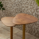 Ver imagem 6 de Duas Mesinhas Laterais Pugly Estilo Vintage - Madeira Maciça