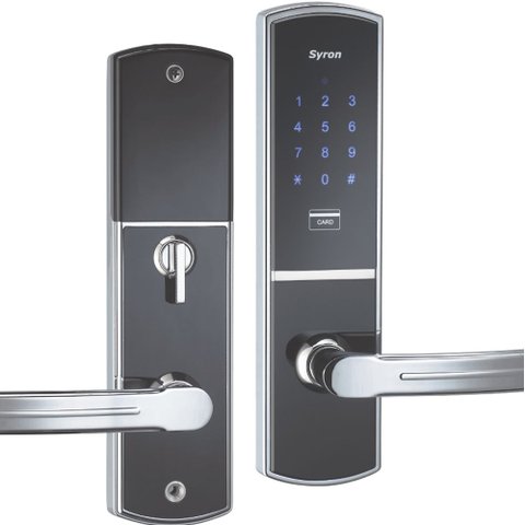 Fechadura Eletrônica com Senha Sy73 Syron Abertura para Esquerda
