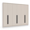 Ver imagem 4 de Guarda Roupa Casal 242,1cm com 6 Portas e 4 Gavetas 240834 Valência Politorno Móveis