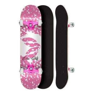 Skate Montado Profissional Cisco Feminino Splash - Abec 5 Fú
