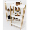 Ver imagem 2 de ESTANTE MULTI USO COM 3 PRAT BCA 40X90CM