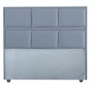 Ver imagem 1 de Cabeceira Ana Cama Box Painel Casal 90 Suede Grafitte