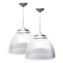 Ver imagem 1 de Kit 2 Pendente Prismatico Poptem 16" Cristal Lustre Acrílico Lustre 42cm