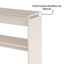Ver imagem 5 de Buffet Aparador 1 Prateleira 100 Cm Off White Arly