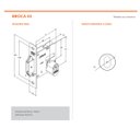 Ver imagem 3 de Fechadura Stam 1006 Porta de Correr Roseta Redonda Preto