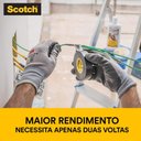Ver imagem 4 de Kit Fita Isolante 33+ 3m Scotch 19mm X 20 Metros Preta 12 Unidades
