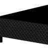 Cama Box Casal Preto Bordado 138 X 188 X 39 Pérola Negra Gazin - 3