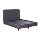 Ver imagem 1 de Caixa Box Dual Confort com Cabeceira Cinza Escuro 195x205x22cm