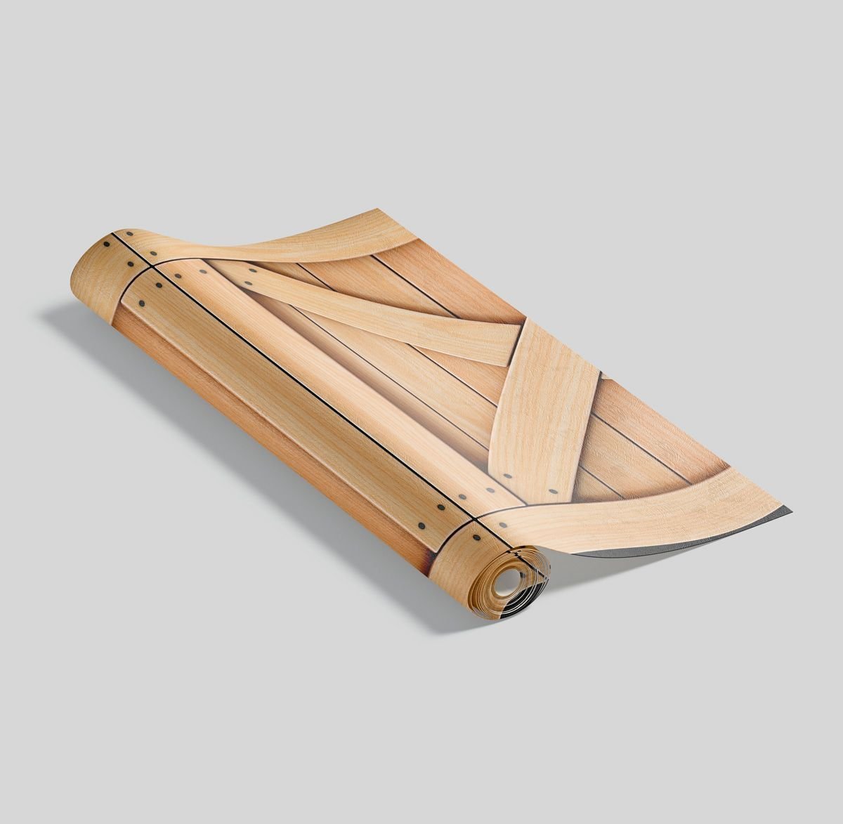 Papel de Parede Adesivo Industrial Caixa de Madeira Decor 77 - 2