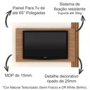 Ver mais imagens de Painel Para Tv 65" 180cm Natural Off White Off White