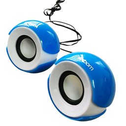 Kit Caixa de Som para Pc Cs-69 Azul + Teclado e Mouse Key-8387 - 6