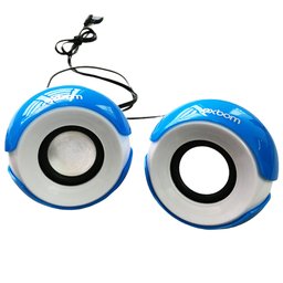 Kit Caixa de Som para Pc Cs-69 Azul + Teclado e Mouse Key-8387 - 7