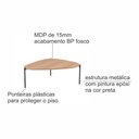 Ver imagem 5 de Mesa de Centro Orgânica Pé Metal Complementos