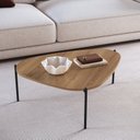 Ver imagem 1 de Mesa de Centro Orgânica Pé Metal Complementos