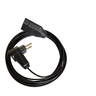 Extensao Eletrica 1 Metro Pr 1 Tomada 10a 110/220v Fio 1,5mm Cod.648l - 1