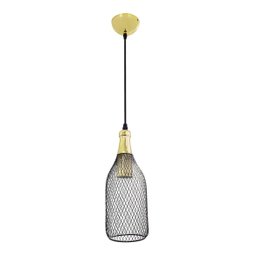Pendente Copper Preto 31cm E27 40w - Xn004g - Bella - 1