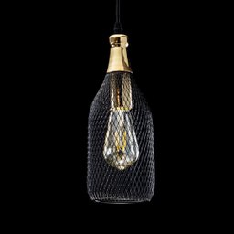 Pendente Copper Preto 31cm E27 40w - Xn004g - Bella - 4
