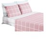 Jogo Lençol Casal 4 Peças 200 Fios Micropercal Austin:Rosa - 2