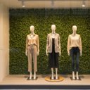 Ver imagem 4 de 12 Placas Jardim Vertical Artificial 3d Decoração Parede Verde Folhas Artificiais Ambiente