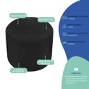 Ver imagem 4 de Puff Orgânico Decorativo Conforto Luxo Moá Bouclé