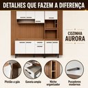 Ver mais imagens de Cozinha Completa Modulada Aurora 1,84 m 3 Peças com Torre Quente